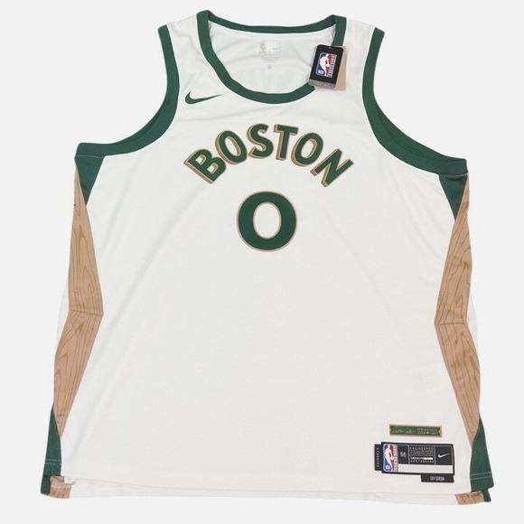 Boston Celtics Nike City Edition Swingman Jersey Men XXL Jayson Tatum DX8488-133 - Picture 1 of 8